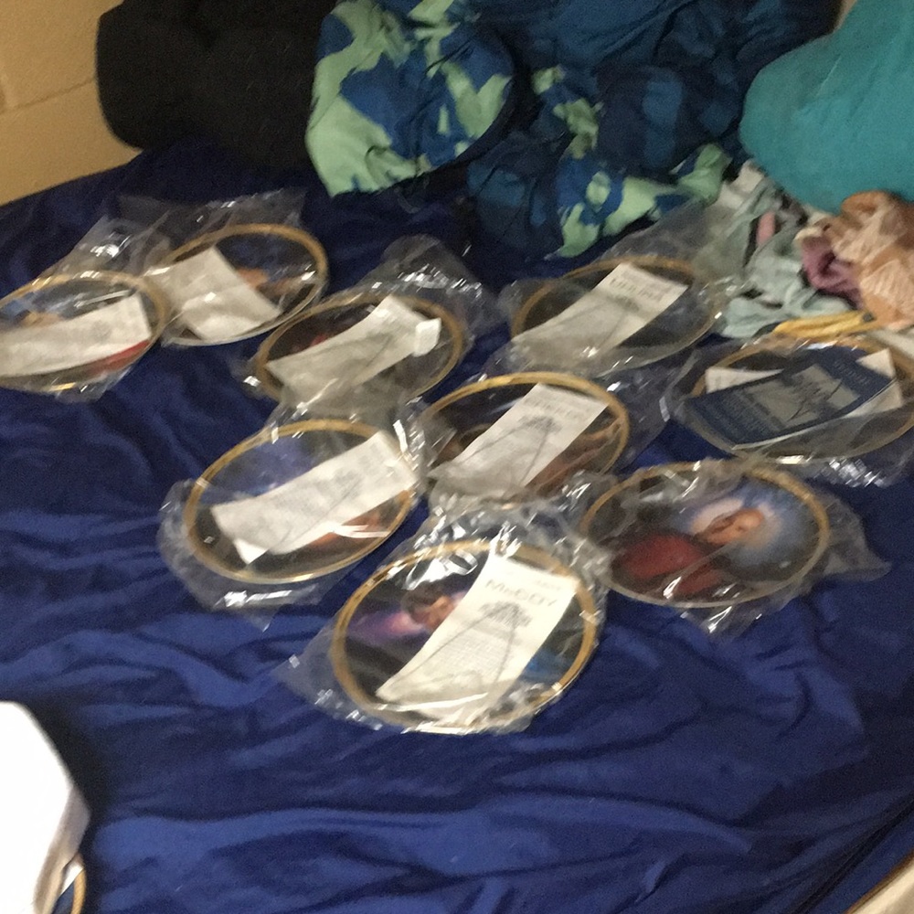 Star Trek 25th anniversary plate collection all 9 plates